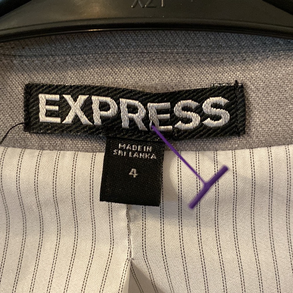 Express One Button Blazer Size Small - image 2